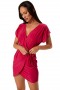 Women NORMA DRESS Fuchsia | MISA Los Angeles Jersey & Mesh