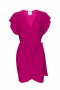Women NORMA DRESS Fuchsia | MISA Los Angeles Jersey & Mesh