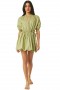Women OLIVIA DRESS Olive Poplin | MISA Los Angeles Mini