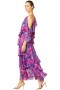 Women PARADIS DRESS Watercolor Blues | MISA Los Angeles Maxi