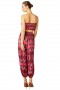 Women ROKSANA BANDEAU Fuchsia Ikat | MISA Los Angeles Tops