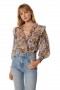 Women SACHA TOP Sketched Floral | MISA Los Angeles Tops