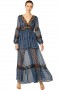 Women SANSIA DRESS Valencia Tile | MISA Los Angeles Maxi