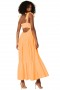 Women SERAFINA DRESS Tangerine | MISA Los Angeles Maxi