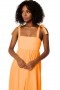 Women SERAFINA DRESS Tangerine | MISA Los Angeles Maxi