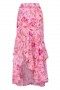 Women SEVA SKIRT Pink Fire Flora | MISA Los Angeles Skirts & Shorts