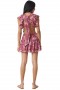 Women SHAHDI DRESS Amaranth Flora | MISA Los Angeles Mini
