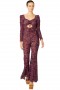 Women SHANIA JUMPSUIT Electric Ditsy Mesh | MISA Los Angeles Jersey & Mesh