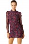 Women STORMI DRESS Electric Ditsy Mesh | MISA Los Angeles Jersey & Mesh