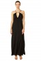 Women TAMRA DRESS Black | MISA Los Angeles Jersey & Mesh