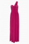 Women THORA DRESS Fuchsia | MISA Los Angeles Jersey & Mesh