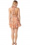 Women TULA DRESS Tangerine Flora | MISA Los Angeles Mini