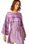 Women TWIGGY DRESS Violet Geo | MISA Los Angeles Mini