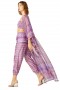Women VERUSCHKA ROBE Violet Geo | MISA Los Angeles Robes & Kaftans