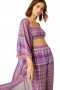 Women VERUSCHKA ROBE Violet Geo | MISA Los Angeles Robes & Kaftans