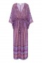 Women VERUSCHKA ROBE Violet Geo | MISA Los Angeles Robes & Kaftans