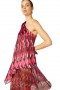Women YASMIN DRESS Fuchsia Ikat | MISA Los Angeles Midi