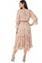 Women YNES DRESS Spring Rose Paisley | MISA Los Angeles Midi