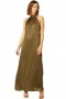 Women ZAHRA DRESS Olive Satin | MISA Los Angeles Cut-Out