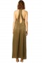 Women ZAHRA DRESS Olive Satin | MISA Los Angeles Cut-Out