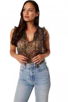 Women AGOT TOP Spring Bouquet | MISA Los Angeles Tops