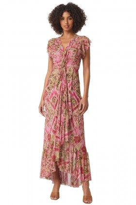 Women AVALINE DRESS Summer Ikat | MISA Los Angeles Maxi