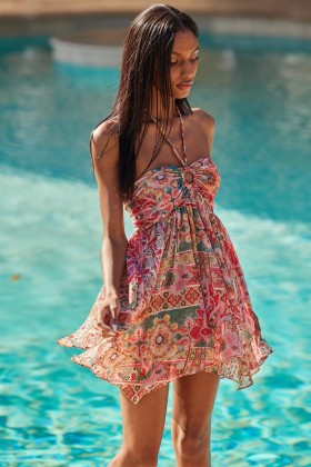 Women BENDETTA DRESS Palazzo Tile | MISA Los Angeles Mini