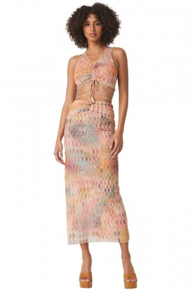 Women BRUNA SKIRT Disco Matrix | MISA Los Angeles Skirts & Shorts