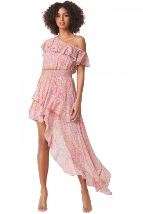 Women GISELE DRESS Puglia Paisley | MISA Los Angeles Midi