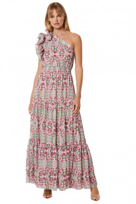 Women ILARIA DRESS Spring Ditzy Floral | MISA Los Angeles Maxi