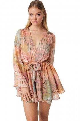 Women KAIA DRESS Disco Matrix | MISA Los Angeles Mini