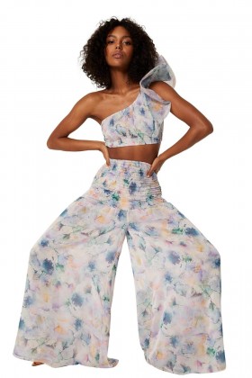 Women LITO PANT Abstract Watercolor | MISA Los Angeles Pants