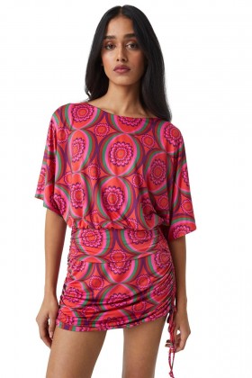 Women MAHI DRESS Positano Geo | MISA Los Angeles Mini