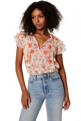 Women MARIA TOP Cora Flora | MISA Los Angeles Tops