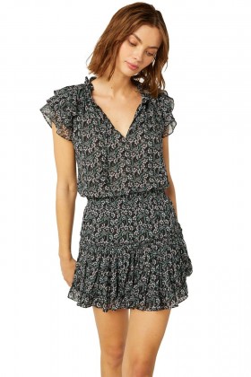 Women MARIA TOP Sapphire Ditzy | MISA Los Angeles Tops