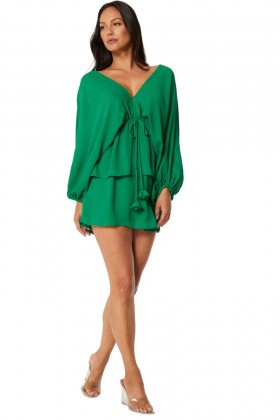 Women MONA DRESS Kelly Green | MISA Los Angeles Mini