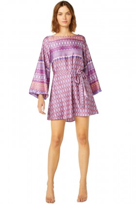 Women TWIGGY DRESS Violet Geo | MISA Los Angeles Mini
