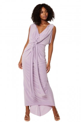 Women XENIA DRESS Lavender | MISA Los Angeles Jersey & Mesh