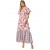Women CAROLINA DRESS Spring Fuchsia Mix | MISA Los Angeles Maxi