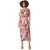 Women MARA DRESS Watermelon Tourmaline | MISA Los Angeles Midi