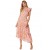 Women RHODA DRESS Blushing Flora | MISA Los Angeles Maxi
