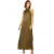 Women ZAHRA DRESS Olive Satin | MISA Los Angeles Cut-Out