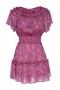 Abito da donna SIOBHAN in paisley fucsia | Mini MISA Los Angeles