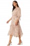  Abito da donna YNES Spring Rose Paisley | MISA Los Angeles Midi