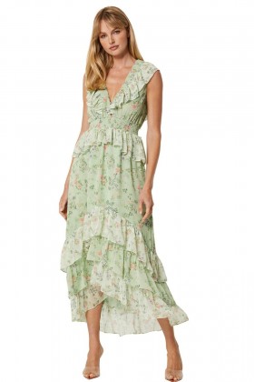  Abito da donna INGRID Sage Botanica | MISA Los Angeles Midi