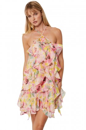  Abito da donna MIAH Hello Yellow | Mini abito MISA Los Angeles