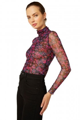  Top da donna NADJA in maglia elettrica a pois | Top MISA Los Angeles