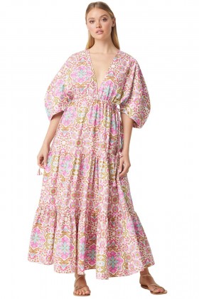  ABITO YSA Donna Veranda Flora | MISA Los Angeles Maxi