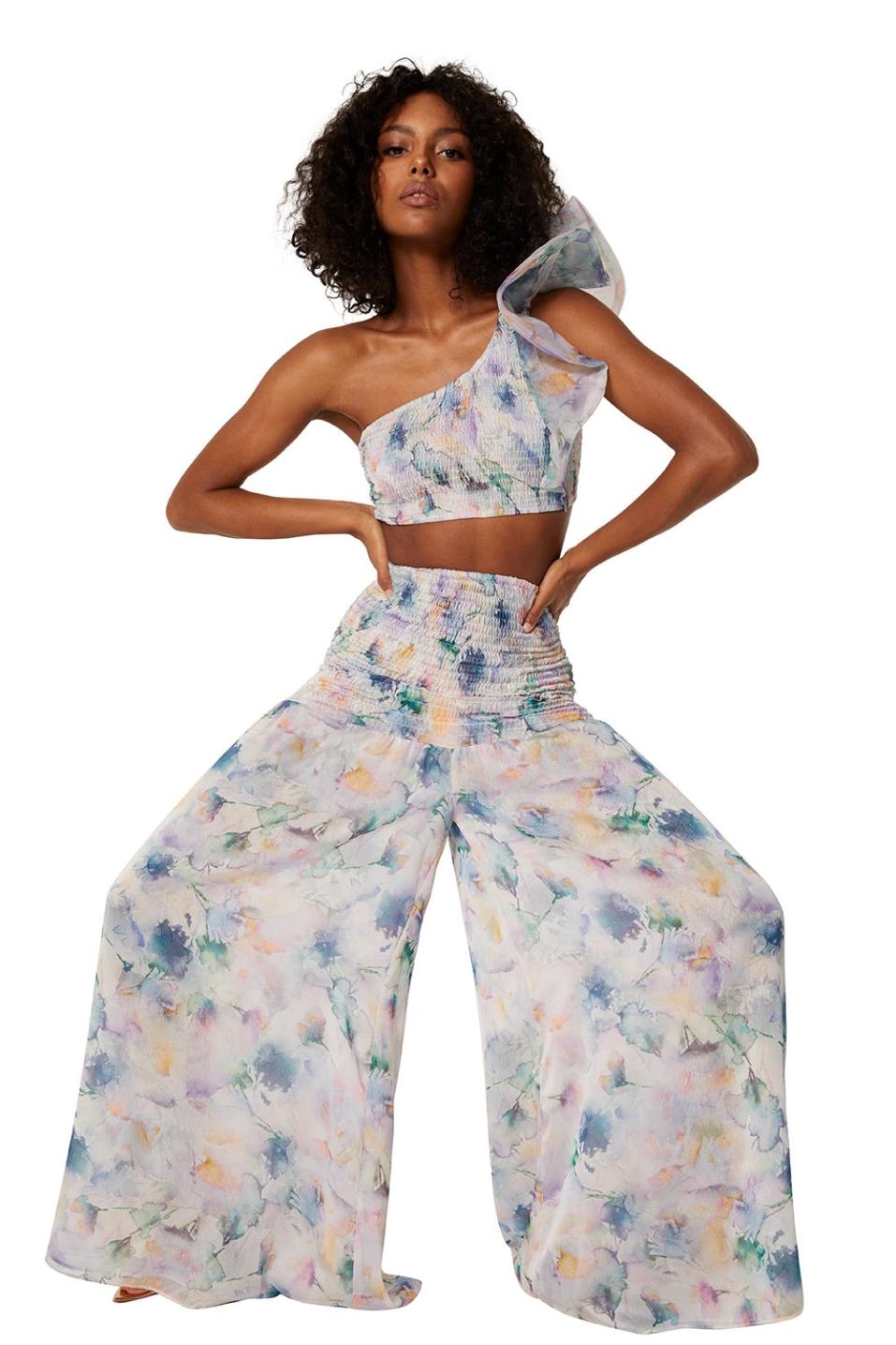 Women LITO PANT Abstract Watercolor | MISA Los Angeles Pants